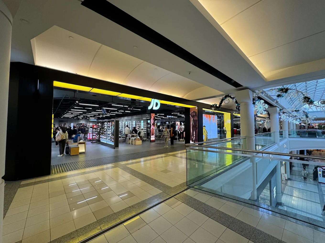 JD Sports storefront at Metrotown.